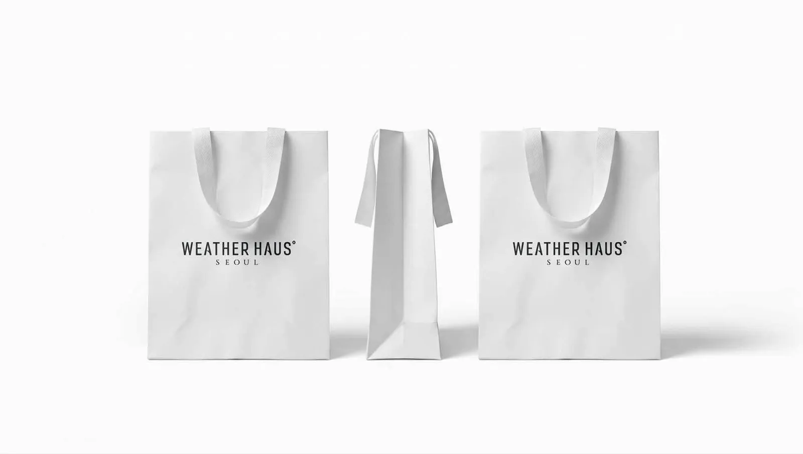 WEATHERHAUS 쇼핑백