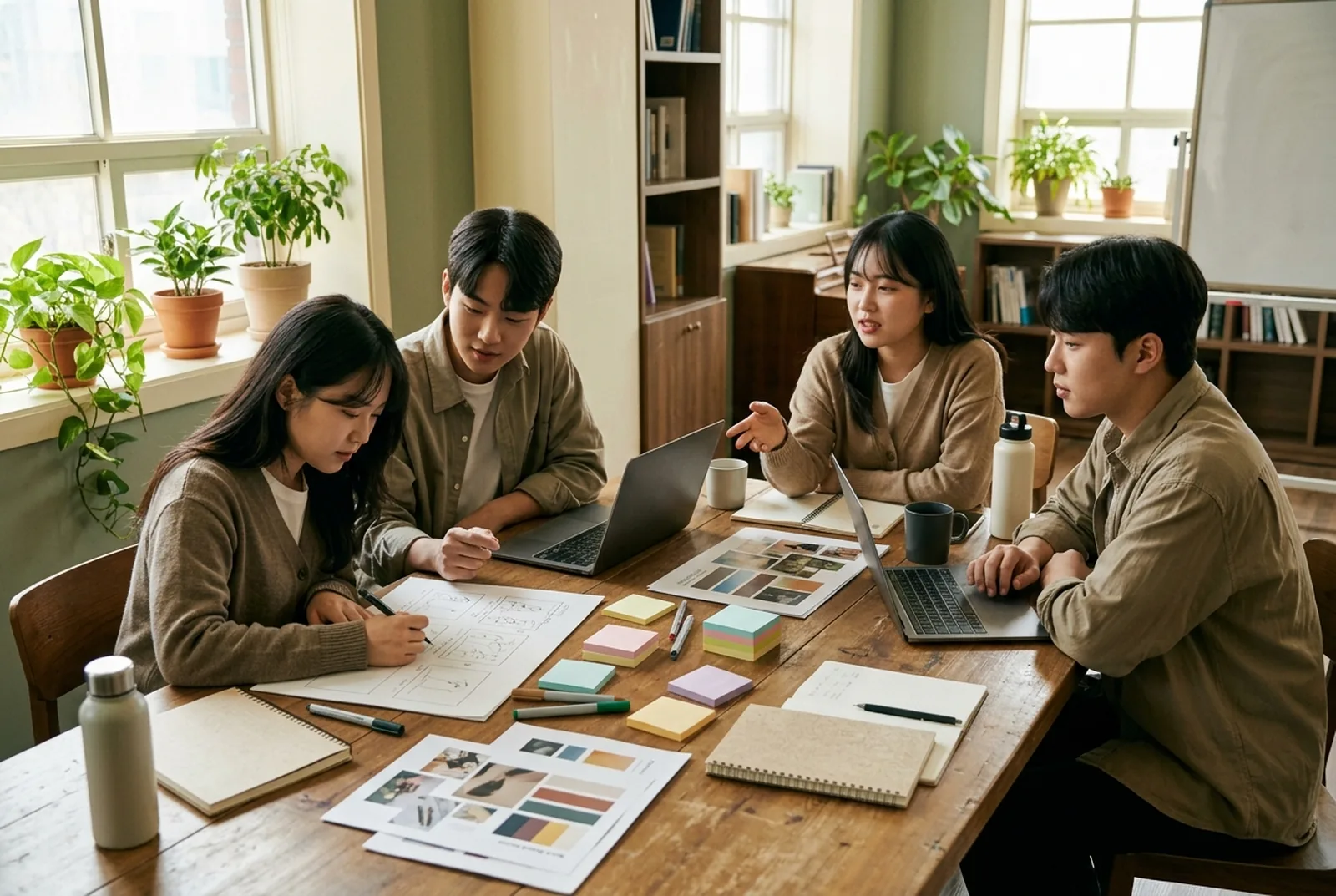 실제 브랜드로 수업